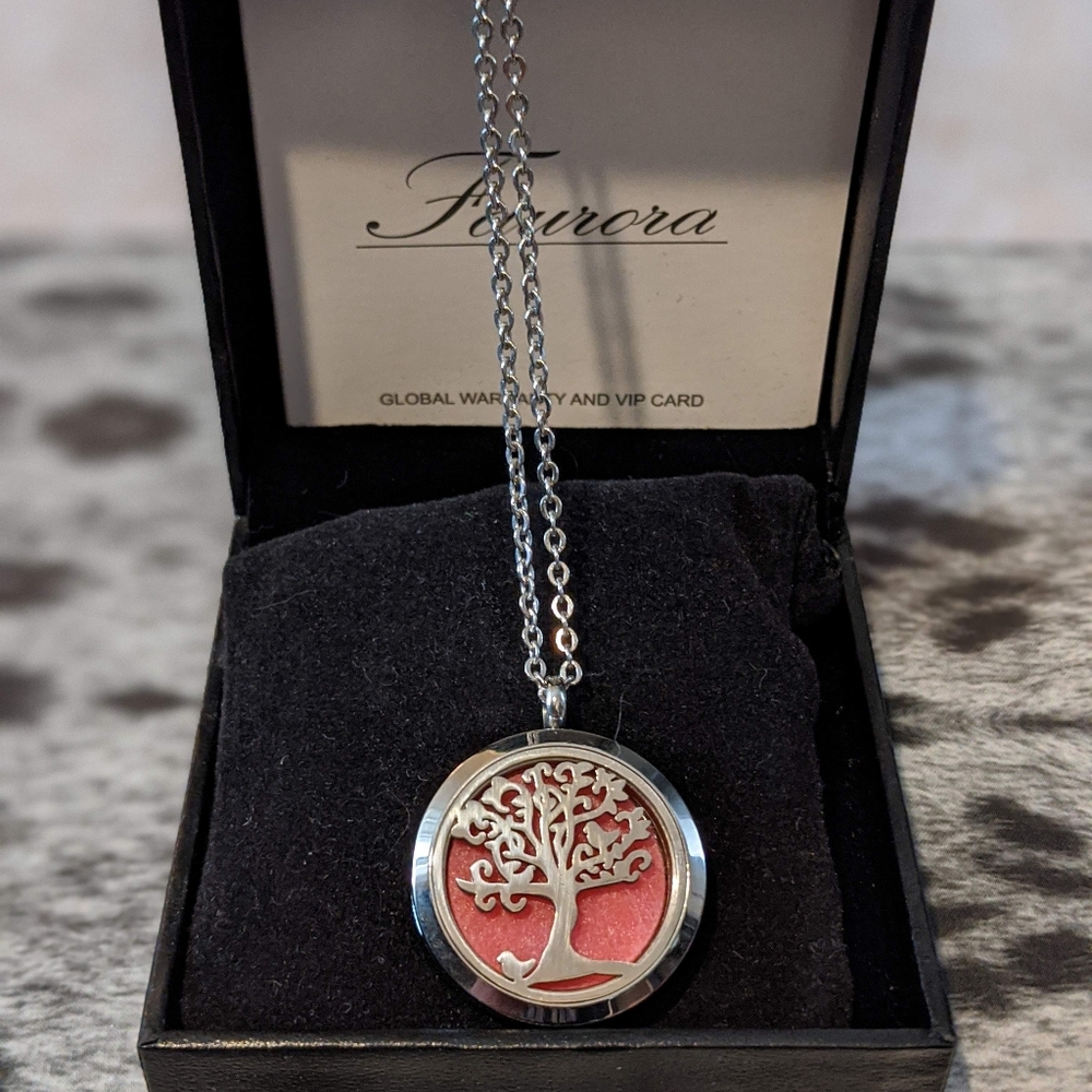 4/$20 Tree of Life Essential Oil Diffuser Necklace